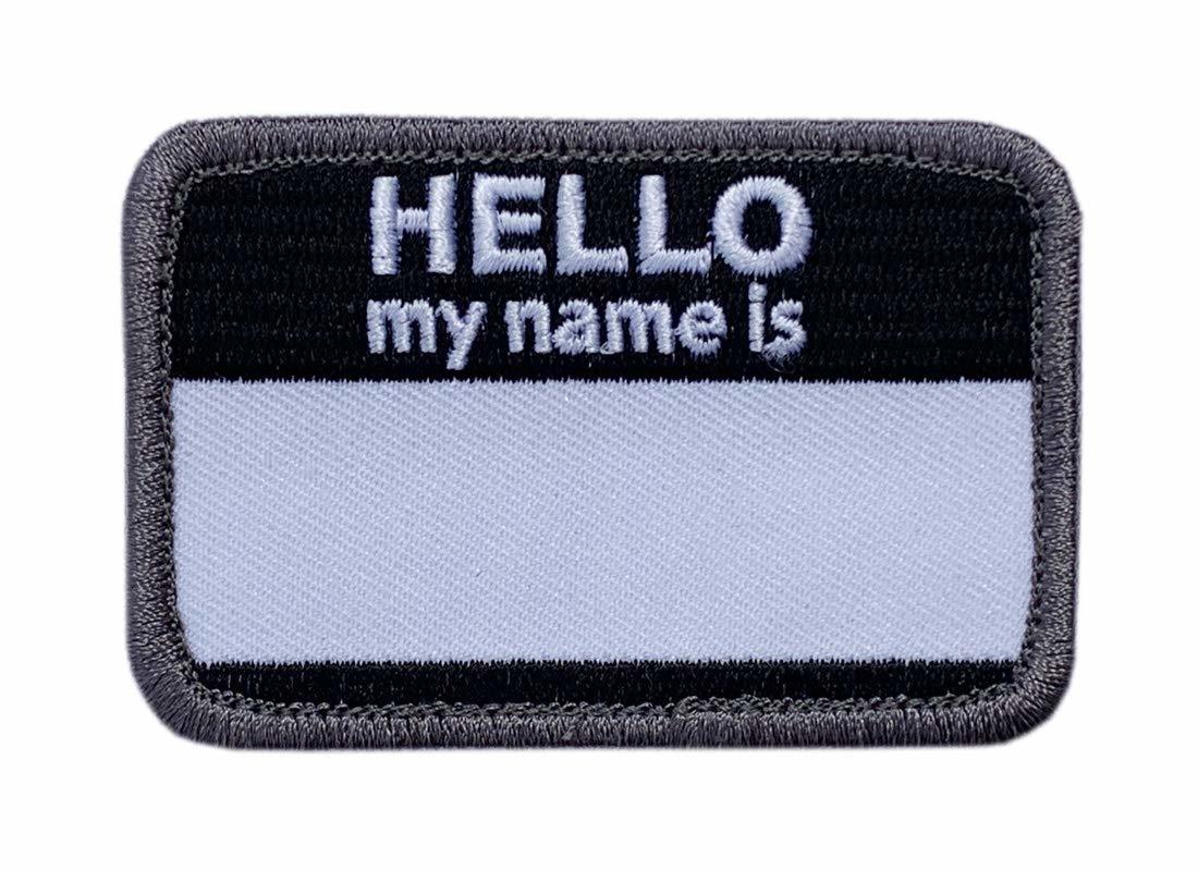 Primary image for Hello My Name is Blank Patch [Hook - 3.0 X 2.0 -HM4]