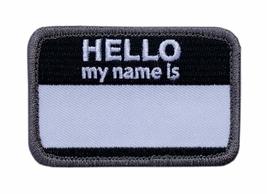 Hello My Name is Blank Patch [Hook - 3.0 X 2.0 -HM4] - £7.04 GBP