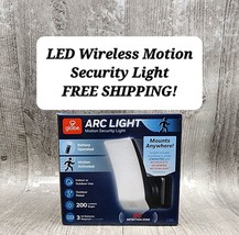 ARC LIGHT Motion Security Light Battery Operated Outdoor Rated Motion Ac... - $11.49