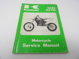 1997 Kawasaki KX80 KX100 OEM Motorcycle Service Manual P/N 99924-1144-04 - $458.89 MXN