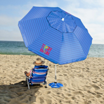 Beach Umbrella Umb For Wind Tommy Bahama Parasol For The Beach Sun Shade 8FT New - £62.61 GBP