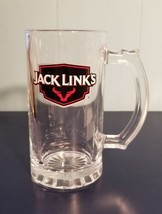 Jack Links Beer Mug Glass 6 Inch Tall DesignPac NEW - $9.70