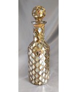 Gold Diamond Mirror Mosaic Decorative Glass Decanter Bottle (India) - €16,93 EUR