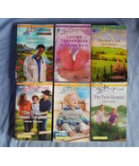 Lot of 6 LARGE PRINT ~ Love Inspired ~ Harlequin Inspirational Romances - £19.46 GBP