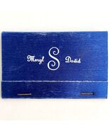 Meryl And David Wedding Vintage Matchbook Custom Reception Unstruck E78C - $459.78 MXN