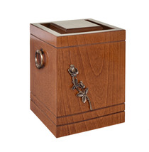 Handmade Wooden urn for Adult Cremains Unique Memorial Funeral Ashes - $167.94+