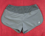 Asics Womens Gray Running Shorts w/ Liner Size Medium with Zipper Pocket... - $17.33