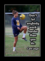 Inspirational Carli Lloyd Soccer Motivation Quote Poster Print Daughter ... - £18.49 GBP+