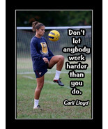 Inspirational Carli Lloyd Soccer Motivation Quote Poster Print Daughter ... - $22.99+