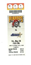 May 28 1999 Houston Astros @ Pittsburgh Pirates Ticket Craig Biggio Jeff Bagwell - £15.57 GBP