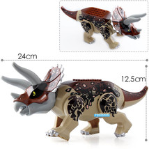 Triceratops Jurassic World Dinosaurs Lego Compatible Minifigure Blocks Toys - £10.18 GBP