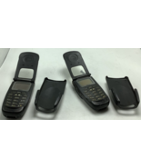 Lot of 2 Motorola i1000 Plus (Nextel) Cell Phone iDen PTT - Black untested - £16.87 GBP