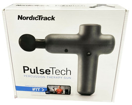 NordicTrack PulseTech Percussion Therapy Gun With 6 Massage Heads - £67.39 GBP