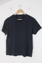 J Crew Factory M Blue Cotton Washed Jersey Short Sleeve Tee T-Shirt - £7.43 GBP