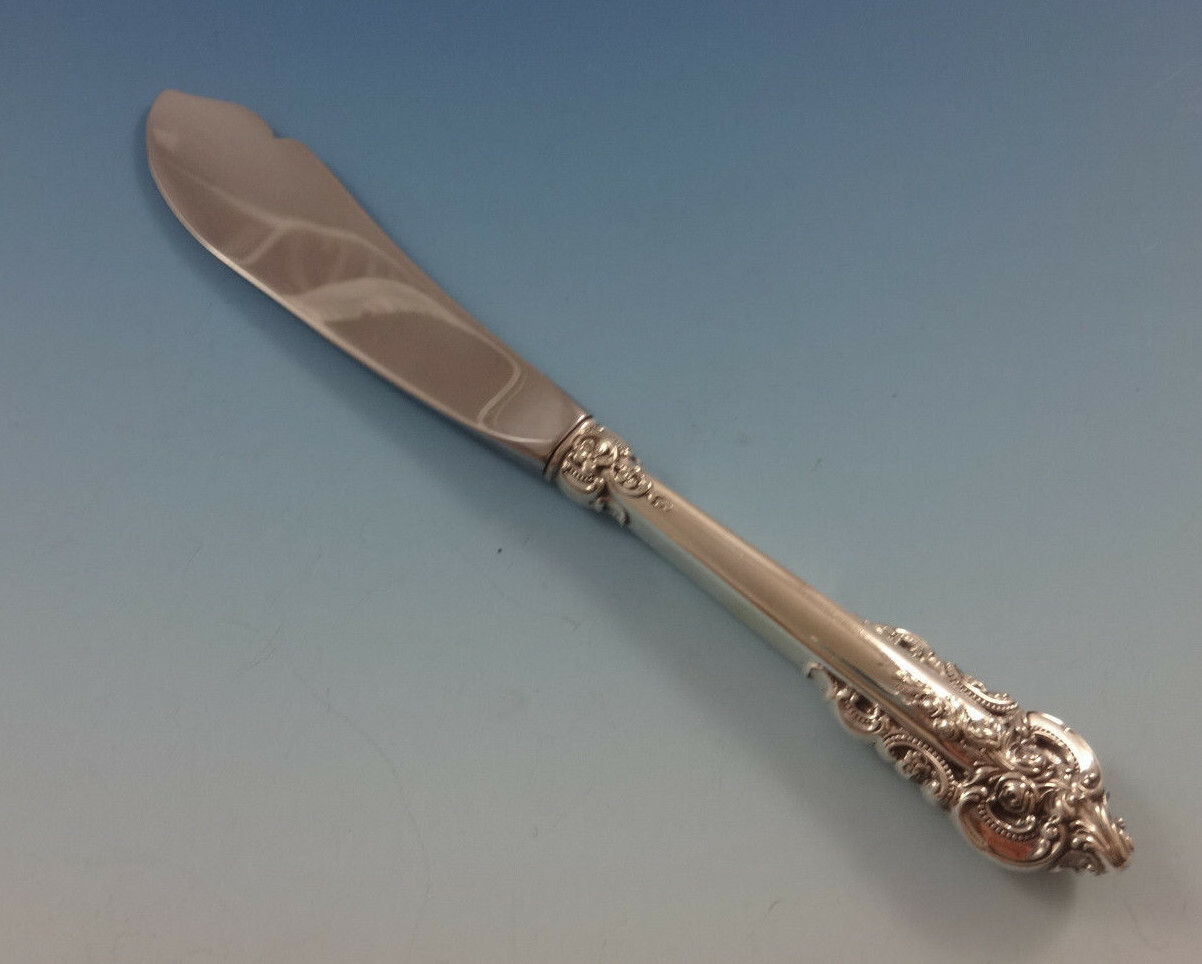 Grande Baroque by Wallace Sterling Silver Flatware Set For 12 Service 64 Pieces Item image 7