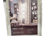 Allen Roth Grommet Top Panel 52x84in Tan Silver Shimmer 0856783 - £20.44 GBP