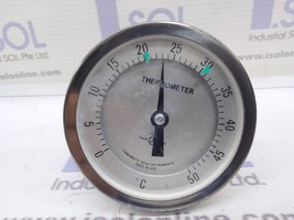 Yamamoto Keiki Instruments Thermometer Gauge Max 50C W/1/2"304 Nipple - £62.91 GBP