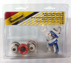 Bussman Fuses Sl Plug Fuse Emergency Kit: Assorted Sl Fuses SL-EK 6 Fuses - $8.54