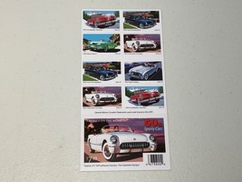 2005 U.S. Postage Stamp Booklet Of 20 #3931-3935 - 50&#39;s Sporty Cars MNH Unfolded - £6.97 GBP