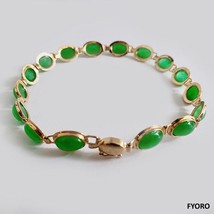 Tibetan Jade Bracelet (with 14K Gold) - £549.95 GBP