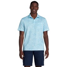 Mens IZOD Saltwater Classic Fit Beach Performance Polo NEW Large Turquoi... - £37.78 GBP