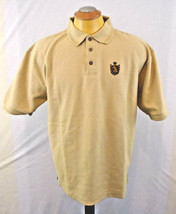 Walt Disney World Yellow Polo Pullover Large Cotton  Shirt - $9.89