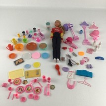 Barbie Doll Nascar McDonald&#39;s Sports Equipment Accessory Lot Dinnerware ... - $33.62