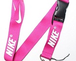 Pink Nike Lanyard Keychain ID Badge Holder Quick release Buckle - $9.99