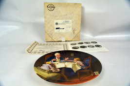Vintage Norman Rockwell The Gormet Bradford Exchange Collector Plate - $10.86