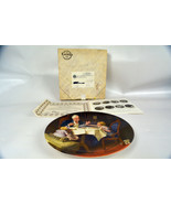 Vintage Norman Rockwell The Gormet Bradford Exchange Collector Plate - $10.86
