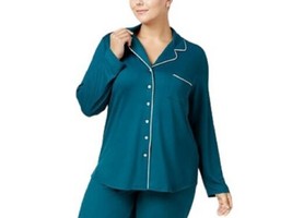 Alfani Womens Super Soft Long Sleeve Top Size XXX-Large Color Emerald - £35.03 GBP