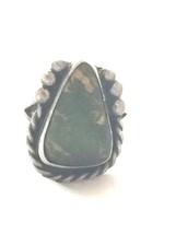 Vintage Sterling Silver Native American Navajo Turquoise Ring Size 4  5g - £45.89 GBP