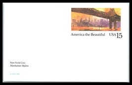 1989 US Postal Card - SC# UX137 59th Street Bridge, New York City, Unused F2 - £2.37 GBP