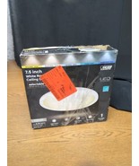 Feit 7.5&quot; White Round Flat Panel Ceiling Downlight Ultra Thin 1/2&quot; Profile - $8.90