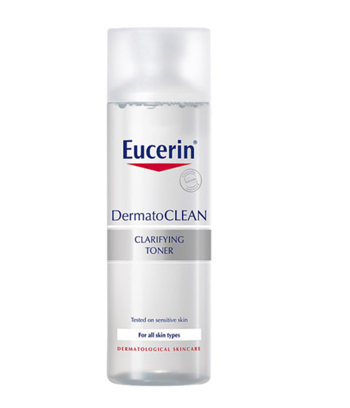 EUCERIN DermatoCLEAN Clarifying Facial Toner 200ML Removes Traces FAST SHIPPING - $36.90