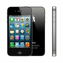 BLACK APPLE IPHONE 4S 16GB UNLOCKED CELL PHONE FIDO ROGER CHATR TELUS BE... - $47.22