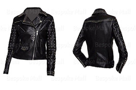 New Men&#39;s Handmade Black Colour Motorbike Cowhide Motorbike Leather Jack... - $170.99+