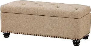 Designs4Comfort 9Th Avenue Upholstered Storage Ottoman Bench 42&quot; - Conte... - $304.99