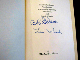 Bob Gibson Lonnie Wheeler Hof Signed Auto 1ST Edition Stranger To The Game Book - £197.83 GBP