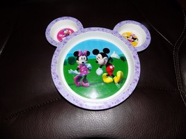 LEARNING CURVE DISNEY MINNIE MOUSE PLATE AND BOWL SET - $15.54