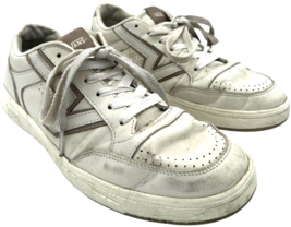 Vans Lowland ComfyCush True White/Dawn Blue Leather Shoes mens 9 (womens... - $584.00 MXN