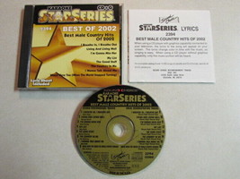 Karaoke Star Series Best Male Country Hits Of 2002 Cd Cd+G Lyric Sheet Included - £7.77 GBP