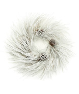 Flocked Long Needle Pine Wreath 28&quot;D - $104.10 CAD