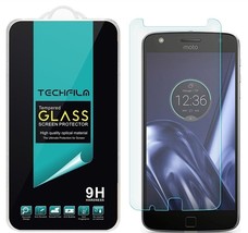 Tempered Glass Screen Protector Saver Shield For Motorola Moto Z Play - £11.83 GBP