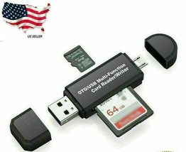Micro USB otg to Standard usb 2.0 adapter micro SD SDHC SDXC Memory Card... - £12.56 GBP