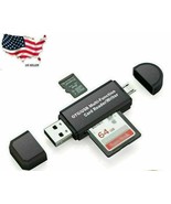 Micro USB otg to Standard usb 2.0 adapter micro SD SDHC SDXC Memory Card... - £12.63 GBP