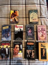 10 Lot Assorted VHS Tapes Sopranos Empire Strikes Back Indiana Jones God... - $14.85