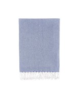 Bello Turkish Beach Towel Plain Blue Handwoven Sand-Free Peshtemal, 39 x... - $38.34 CAD