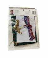 Designs For The Needle Cross Stitch Kit Fabric Boxes Holidays Bells Orna... - $5.00