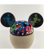 Walt Disney Parks Mickey Mouse Shadow Black Ears Hat Color Splash Souven... - $39.55